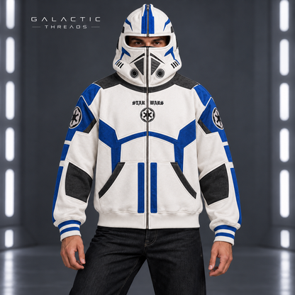 Galactic Threads™ Full-Zip Mask Hoodie