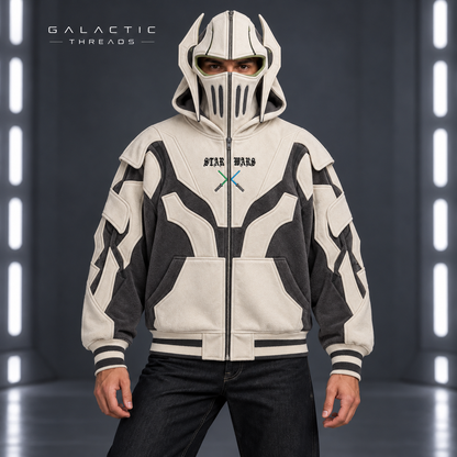 Galactic Threads™ Full-Zip Mask Hoodie