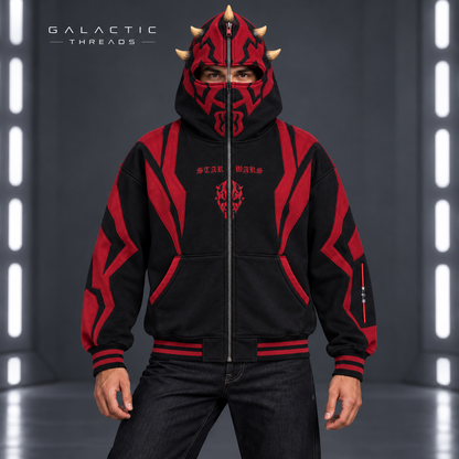 Galactic Threads™ Full-Zip Mask Hoodie