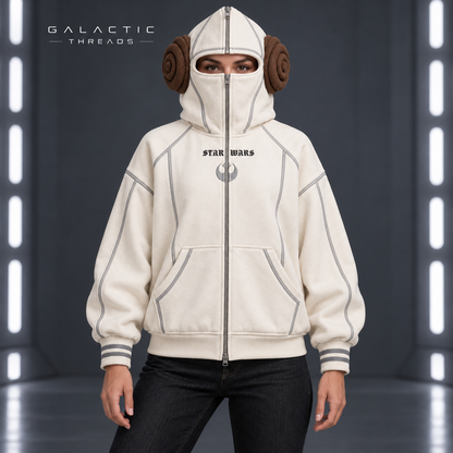 Galactic Threads™ Full-Zip Mask Hoodie