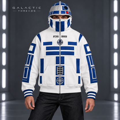 Galactic Threads™ Full-Zip Mask Hoodie