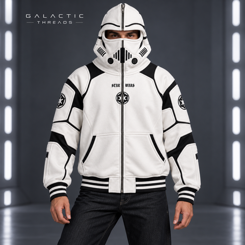 Galactic Threads™ Full-Zip Mask Hoodie