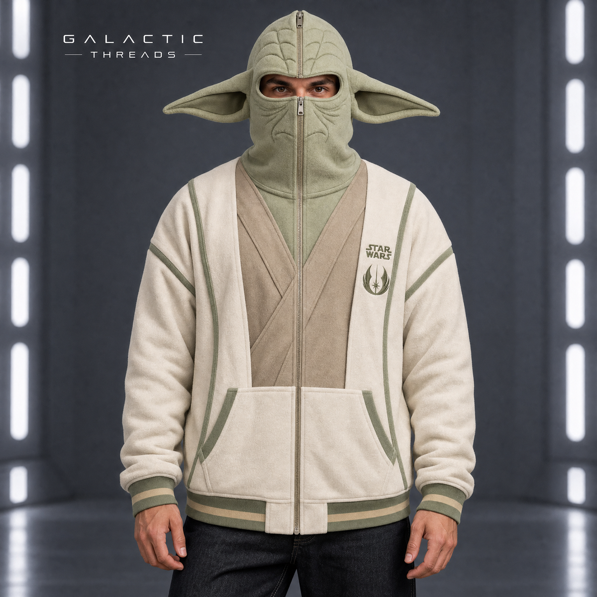 Galactic Threads™ Full-Zip Mask Hoodie
